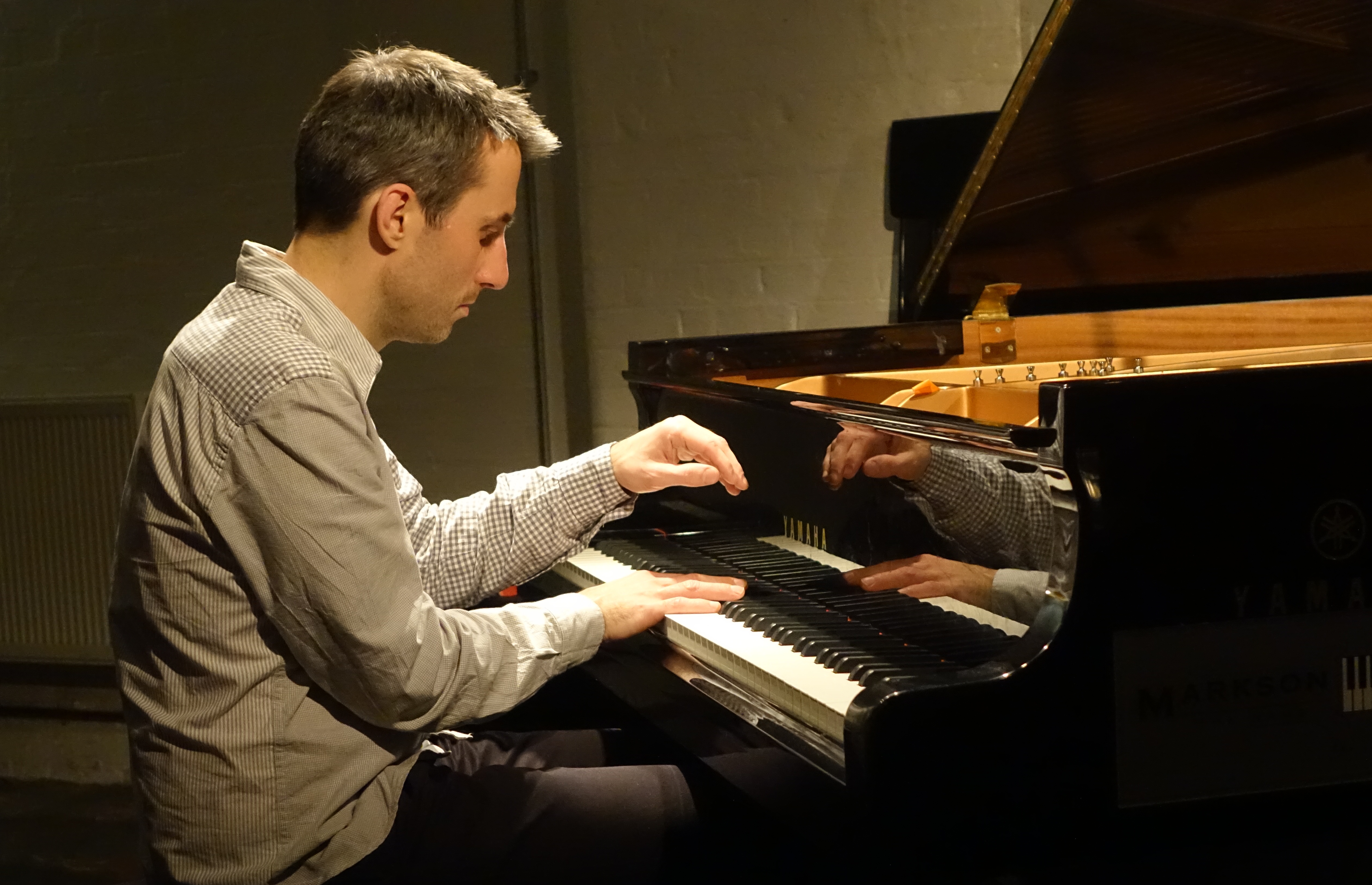 Alexander Hawkins at Cafe Oto, London in April 2019