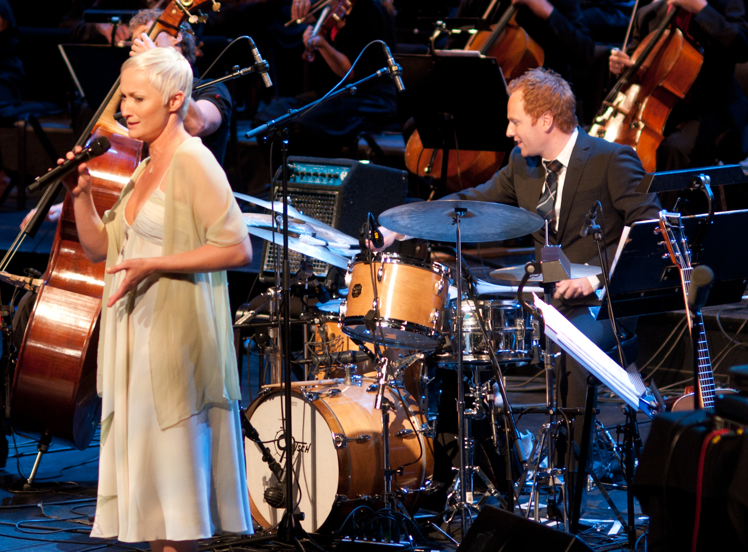 Live Maria Rogan and Hakon Mjaset Johansen at the Oslo Jazz Festival