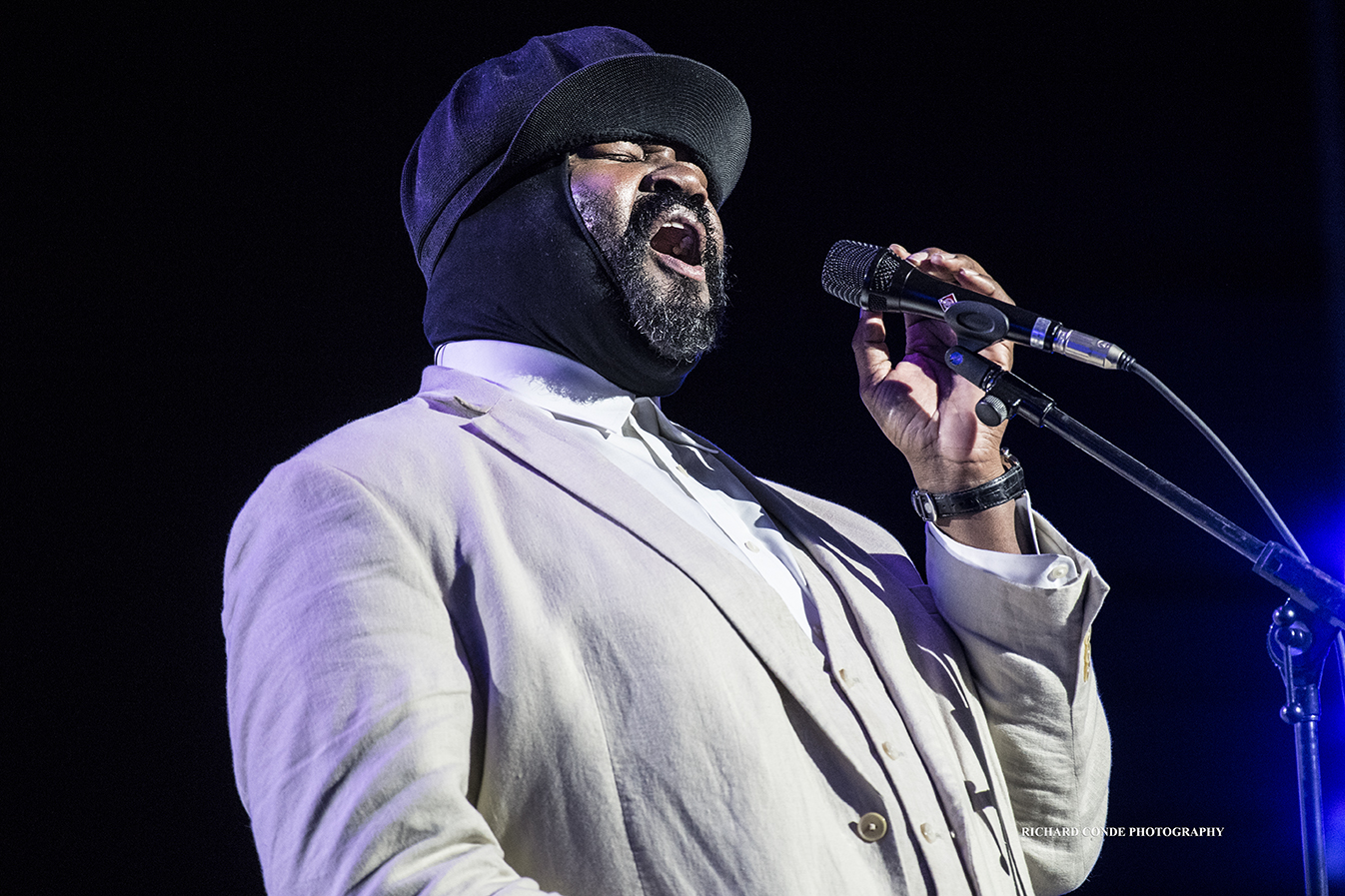 Gregory Porter at the 2018 Freihofer Saratoga Jazz Festival