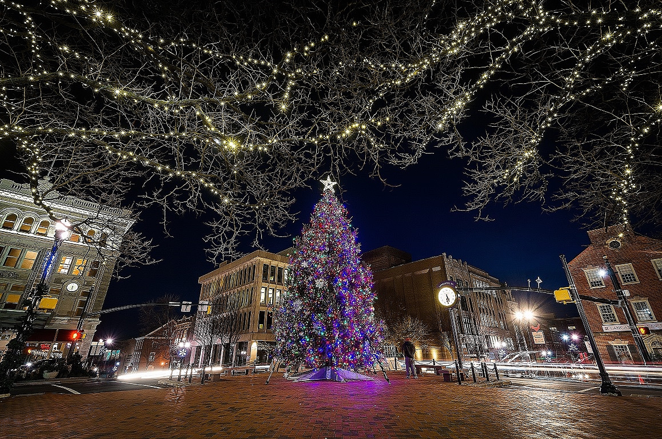 Urban Square at Christmas