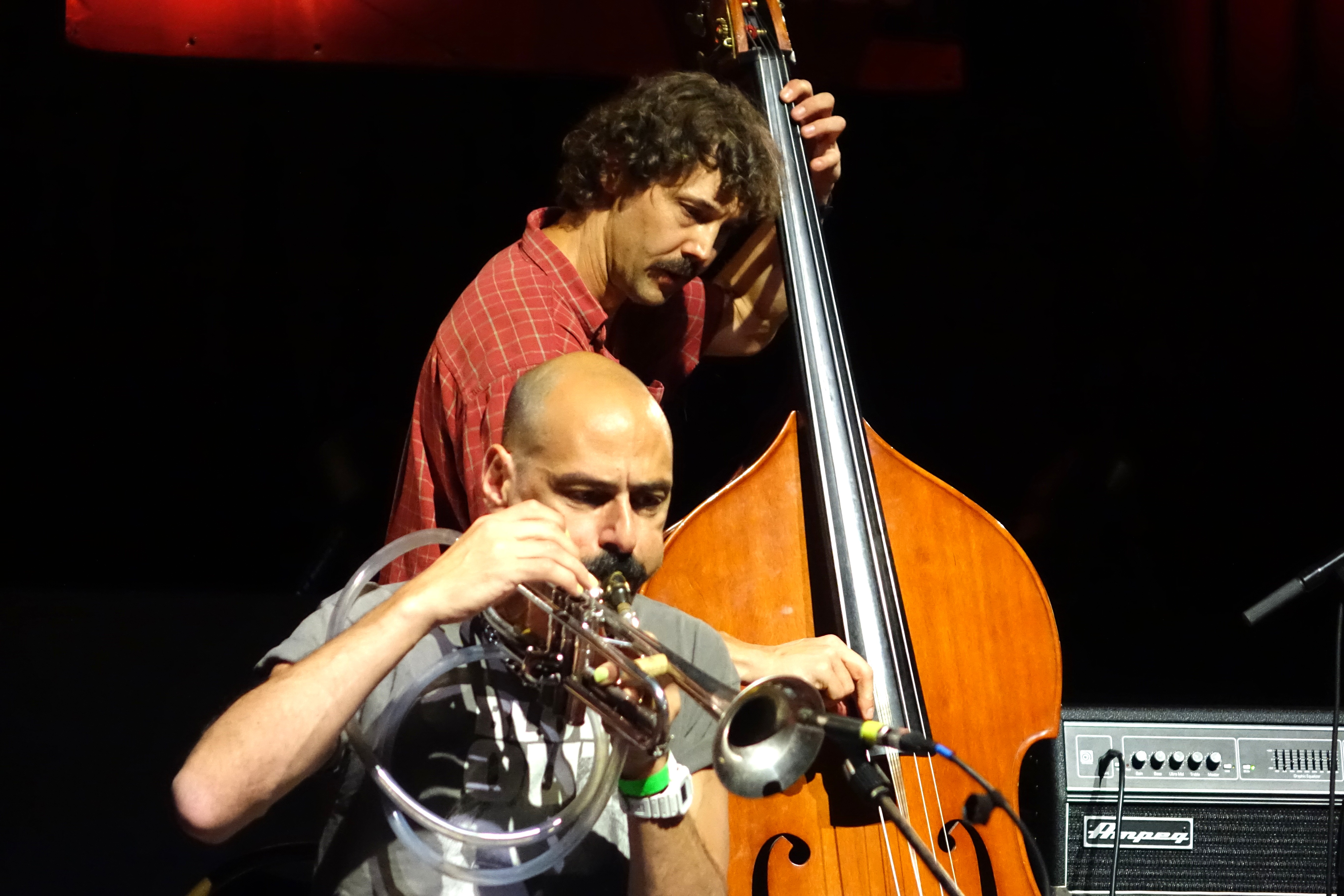 Mazen Kerbaj and Mike Majkowski at Summer Bummer 2026 — jazz photo by John Sharpe | All About Jazz