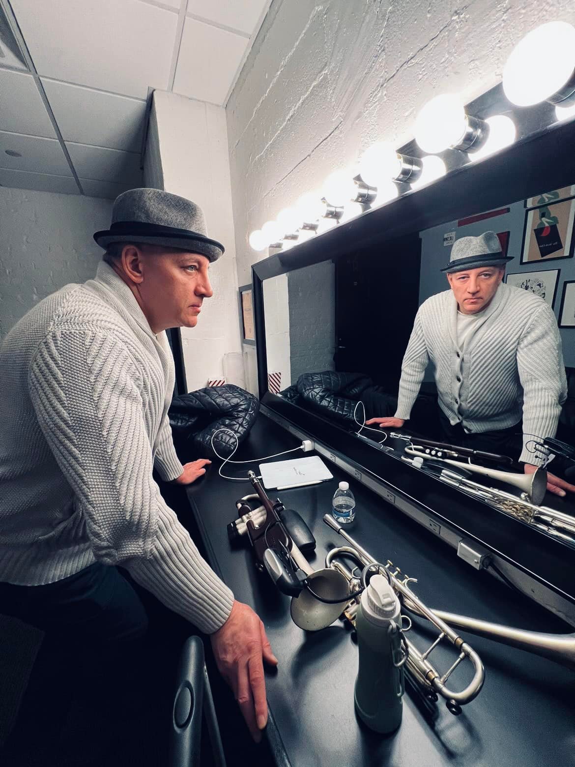 Poet Robert C. Ford Backstage @ Birdland Jazz Club (NYC)