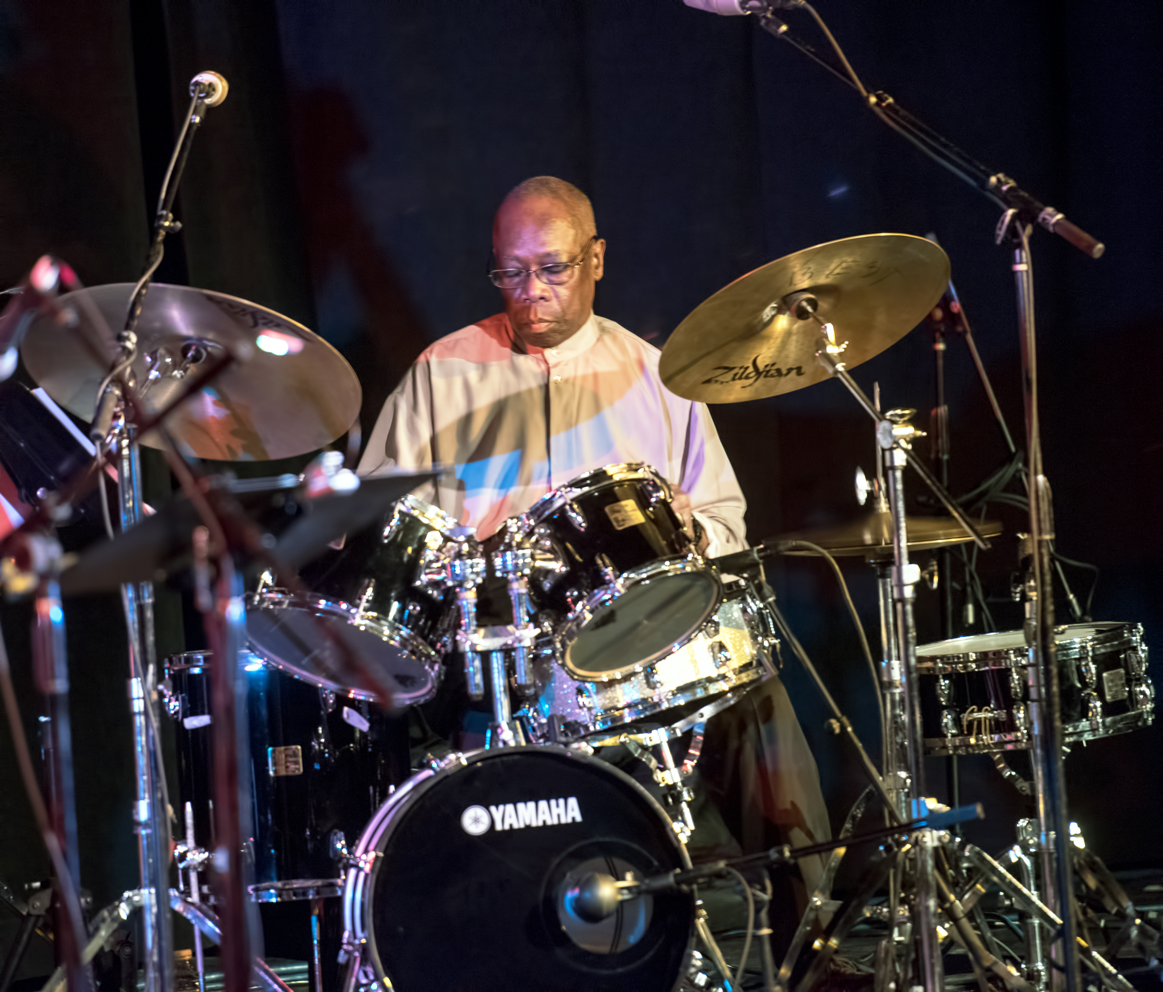 Andrew Cyrille with Trio 3 at the Nyc Winter Jazzfest 2015