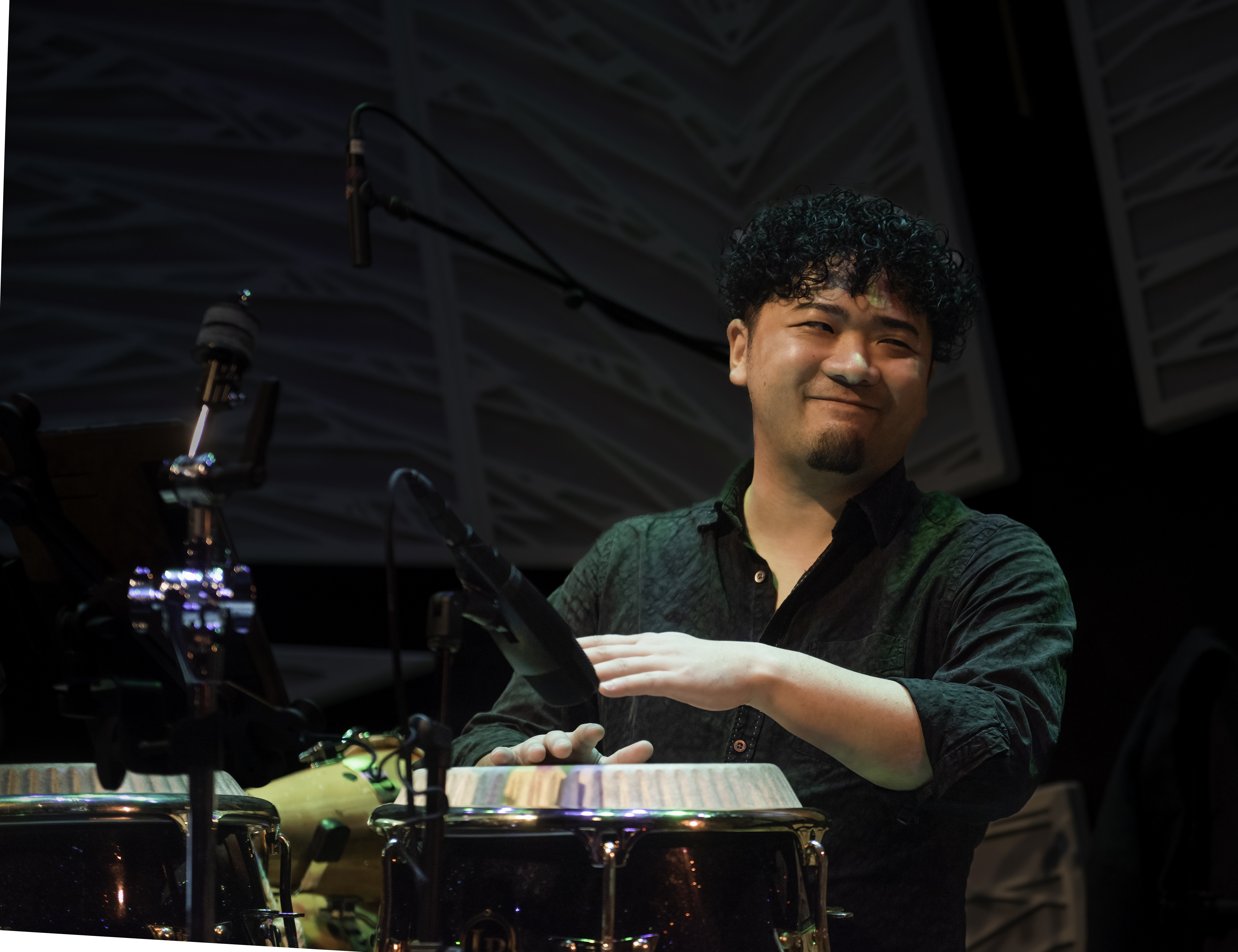 Takafumi Nikaido with Dayramir Gonzalez at the NYC Winter Jazz Festival 2023