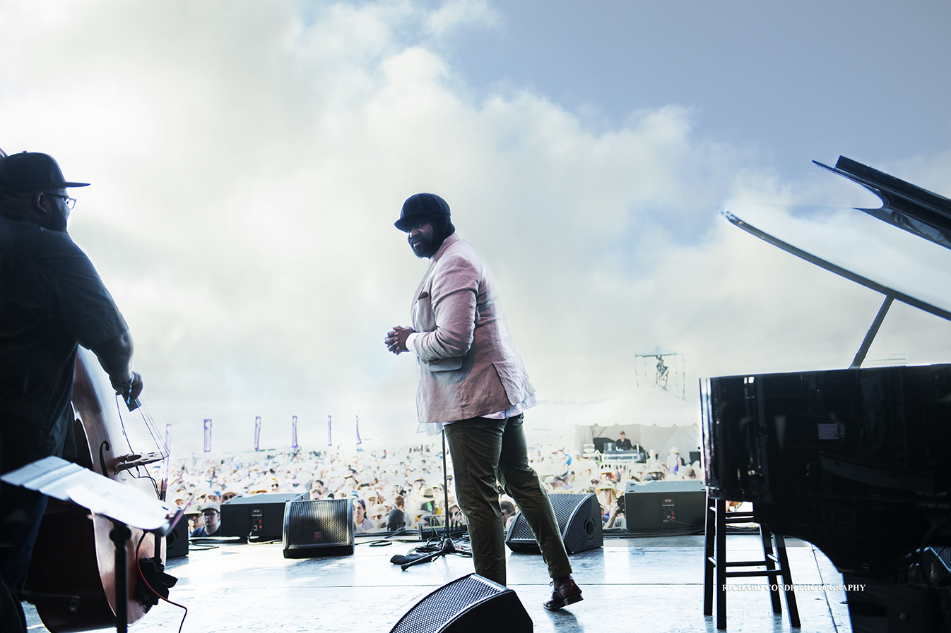 Gregory Porter at the 2018 Newport Jazz Festival