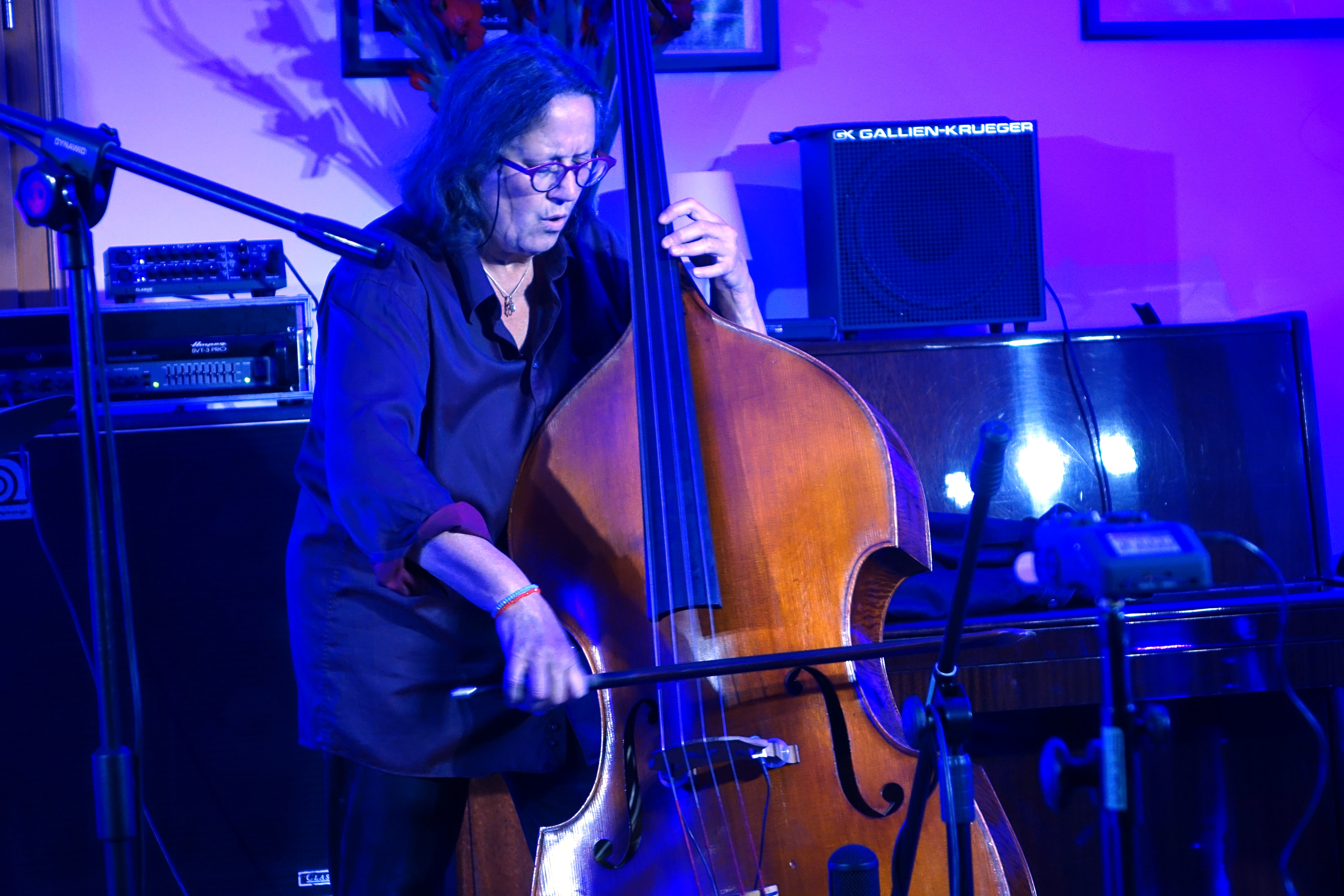 Joëlle Léandre at Wlen, Poland on 23 September 2018