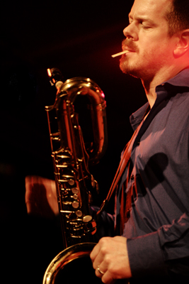 Ken Vandermark with "Vandermark 5" at the Sud Des Alpes, Amr, Geneva, Switzerland, 2005