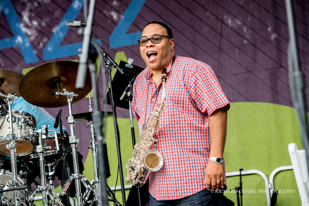 Bruce Williams at the 2017 Montclair Jazz Festival