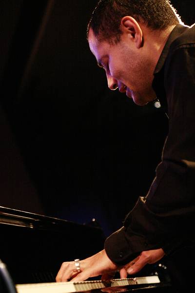 Moncef Genoud with the "Moncef Genoud Trio" at the Sud Des Alpes, Amr, Geneva, Switzerland,2005