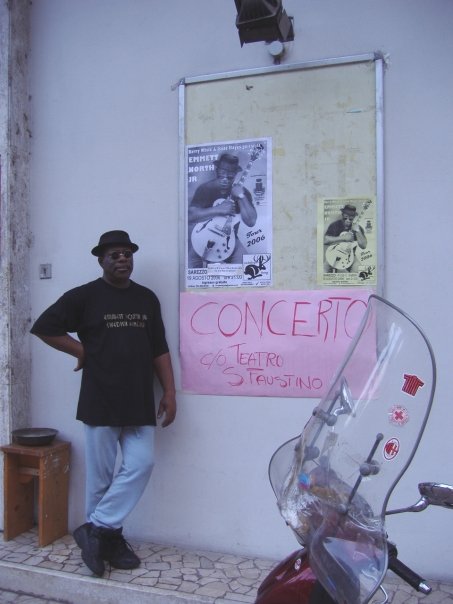 Emmett North Jr. Outside the 'City Centre Theatre' 2006'