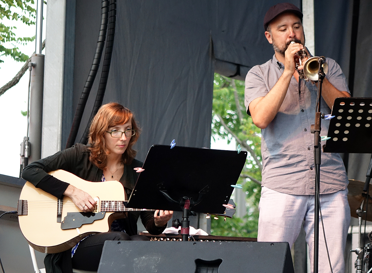 Mary Halvorson & Taylor Ho Bynum at Guelph Jazz Festival 2015