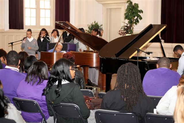 Ellis Marsalis & Kris Bowers: Grand Piano Duo Assembly Program