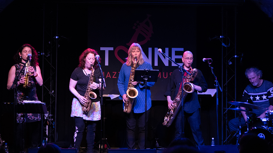 Untitled Jazz Photo — jazz photo by Tiptons Sax Quartet & Drums | All About Jazz