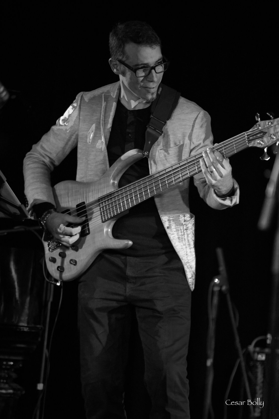 Yasser Pino Bass Player Cuban Jazz Train