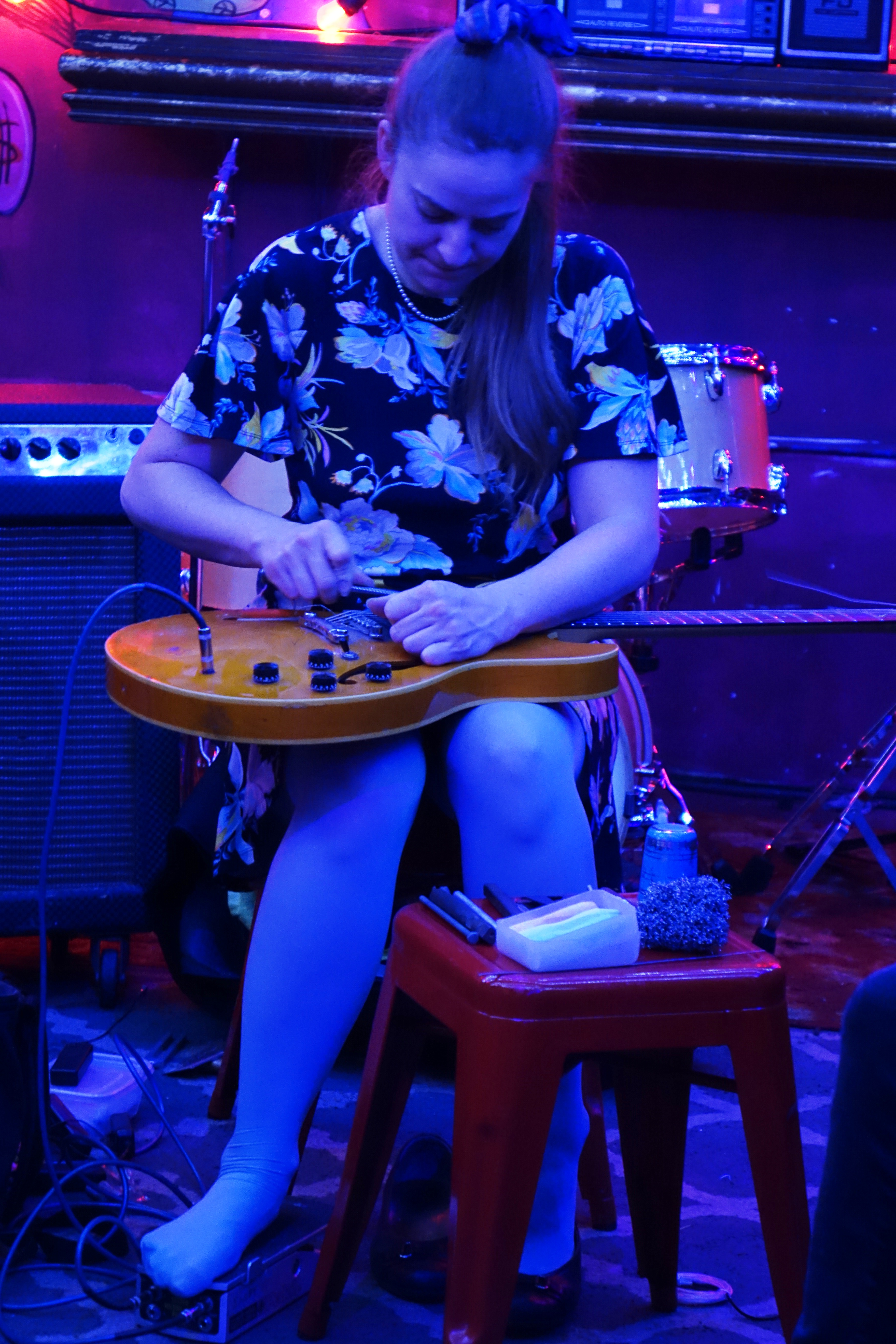 Sandy Ewen at the Bushwick Public House, Brooklyn in May 2018