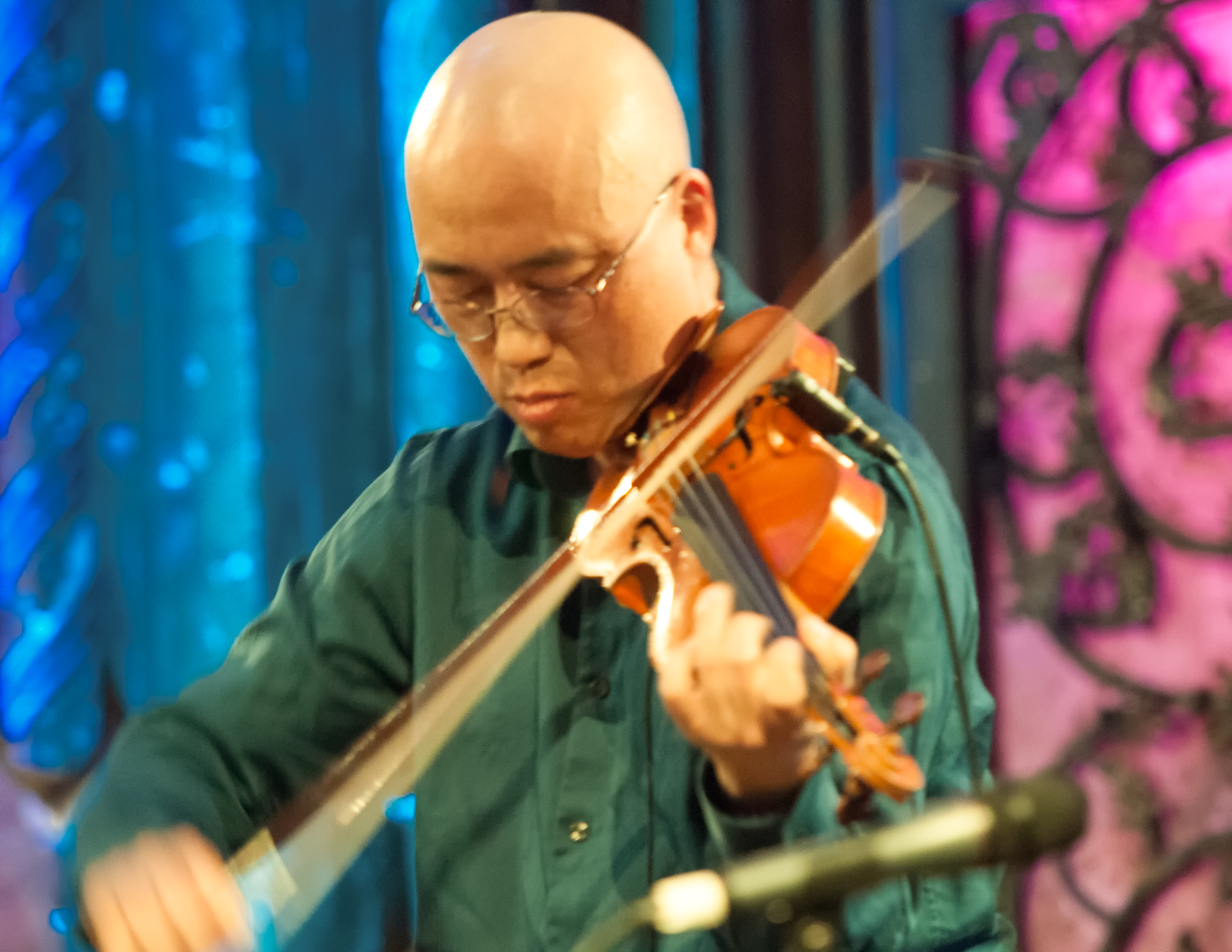 Jason Kao Hwang at the Under_line Benefit at Angel Orensanz Foundation