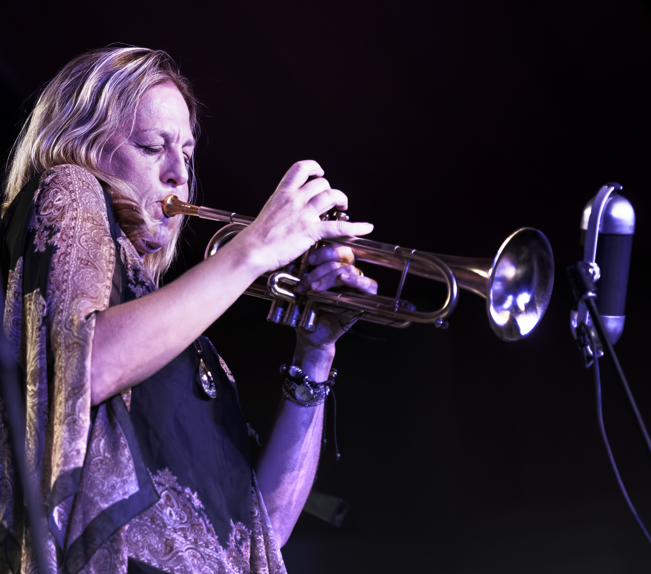 Ingrid Jensen with the Tia Fuller Quintet at the Monterey Jazz Festival