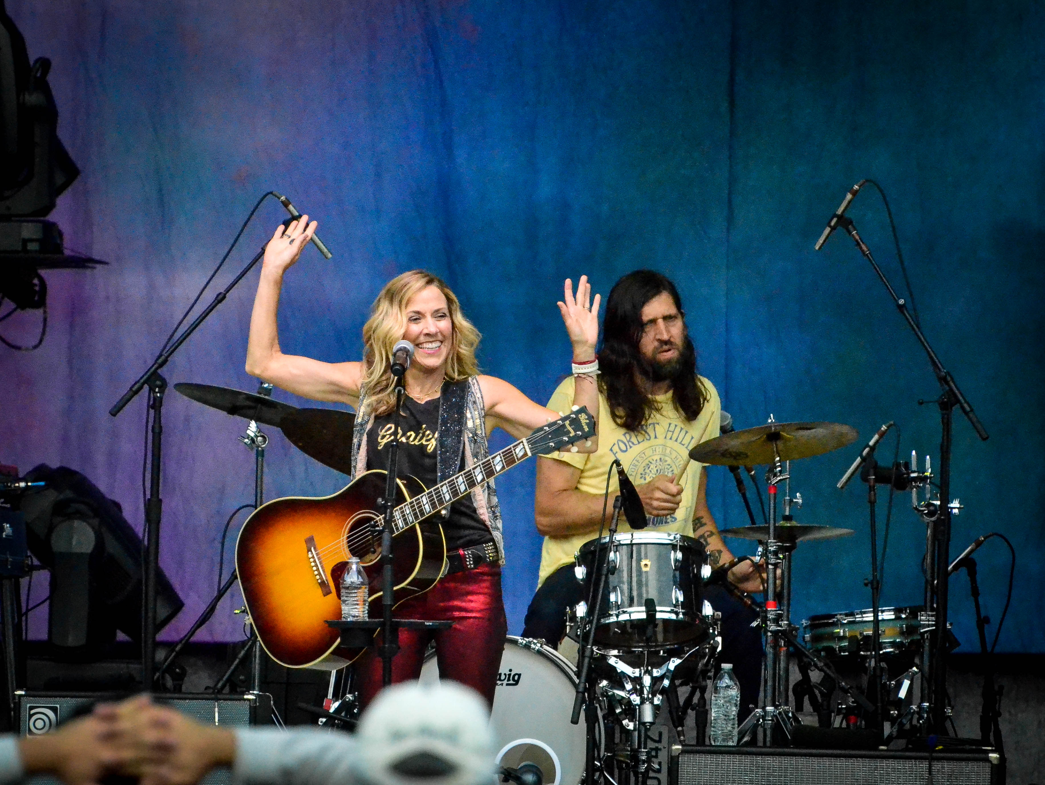 Robert Plant with special guest Sheryl Crow at Forest Hills Stadium.