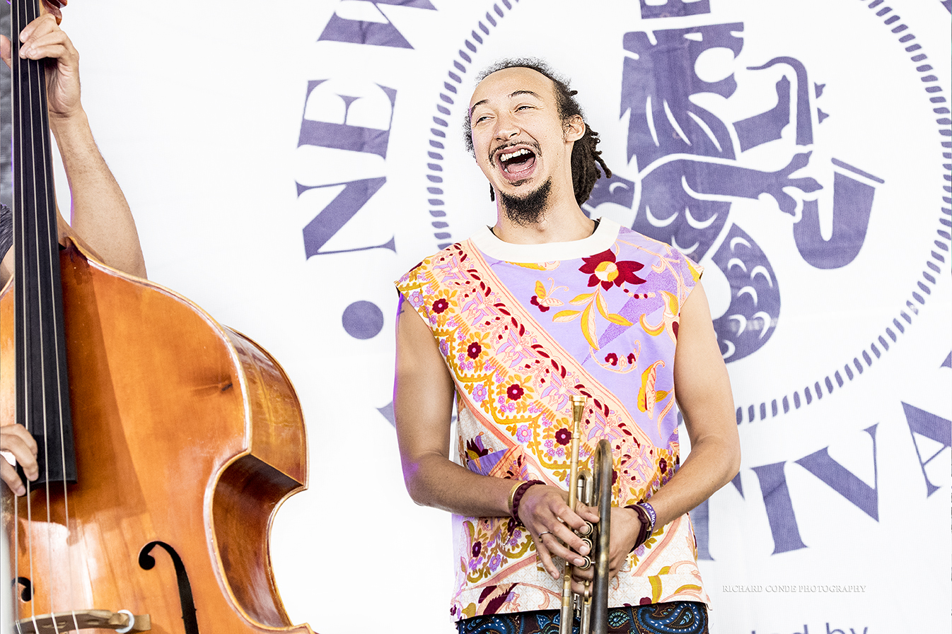 Theo Croker at the 2017 Newport Jazz Festival