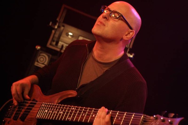 Skulli Sverisson with the "Jim Black - Alasnoaxis" at the Sud Des Alpes, Amr, Geneva, Switzerland, April 2006