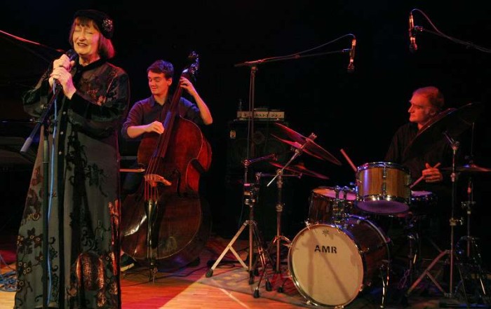 Sheila Jordan, Stephane Kerecki and Stephane Gremaudwith "Sheila Jordan & le Trio Fort,Believe in Jazz" at the Amr, Sud Des Alp