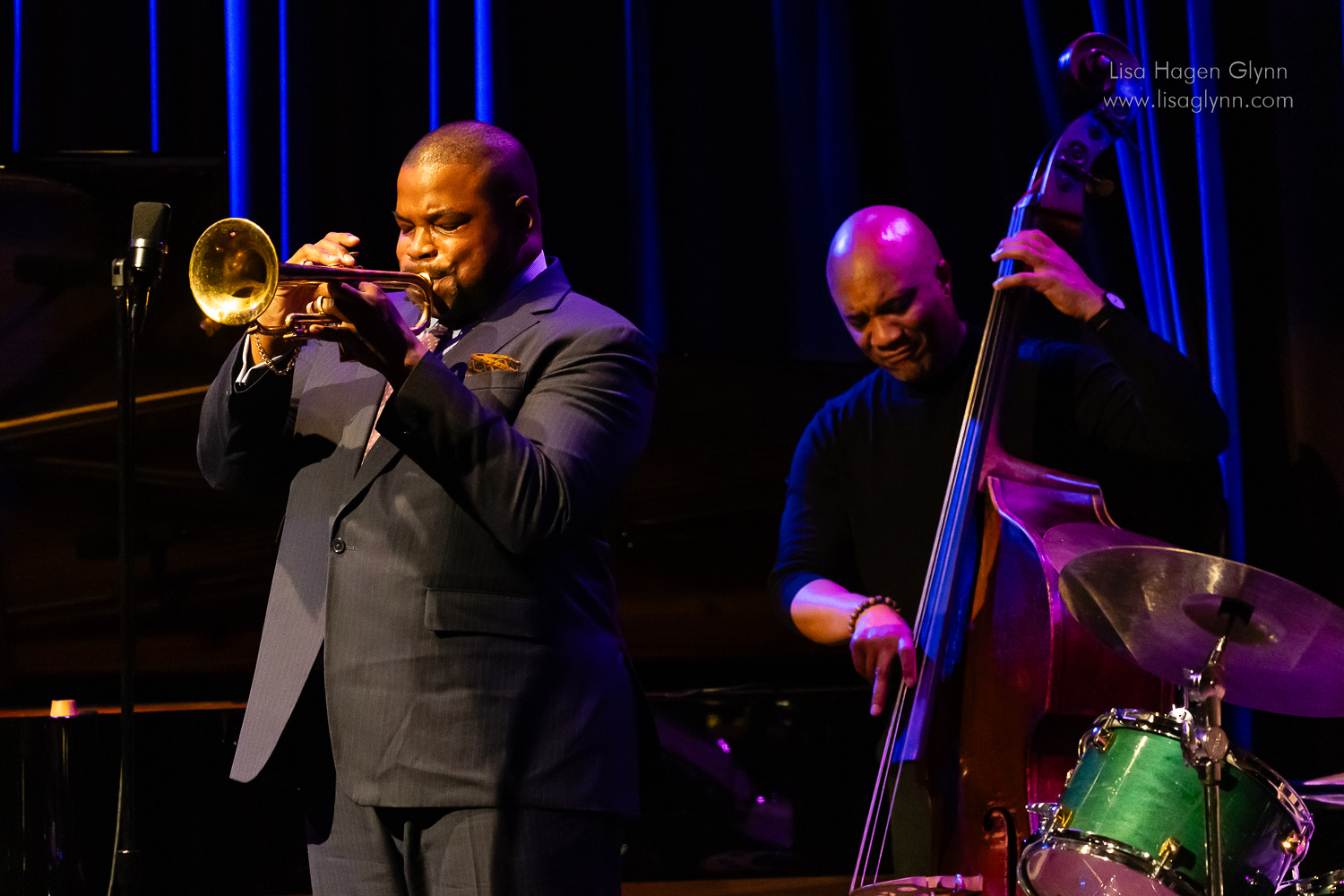 Jeremy Pelt, Ruben Rogers — jazz photo by Paul Rauch | All About Jazz