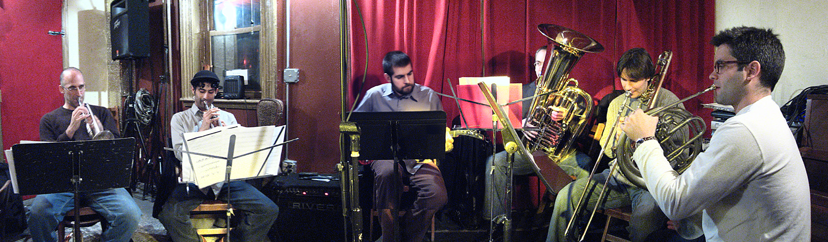 Extension Ensemble with Ralph Alessi, Sycil Mathai, Theodore Primis, Michael Boschen and Andrew Bove - Barbs 2004