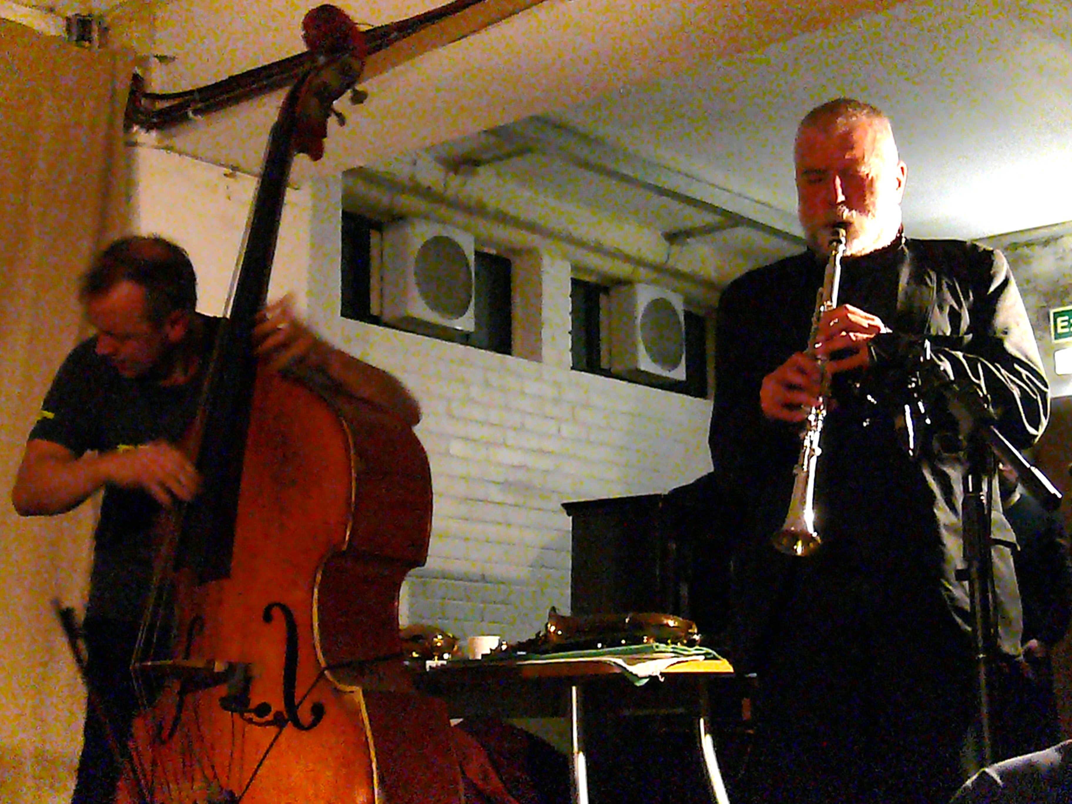 John Edwards and Peter Brotzmann at Cafe Oto, London