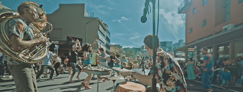 ISKRA in the streets — jazz photo by David McGurk | All About Jazz