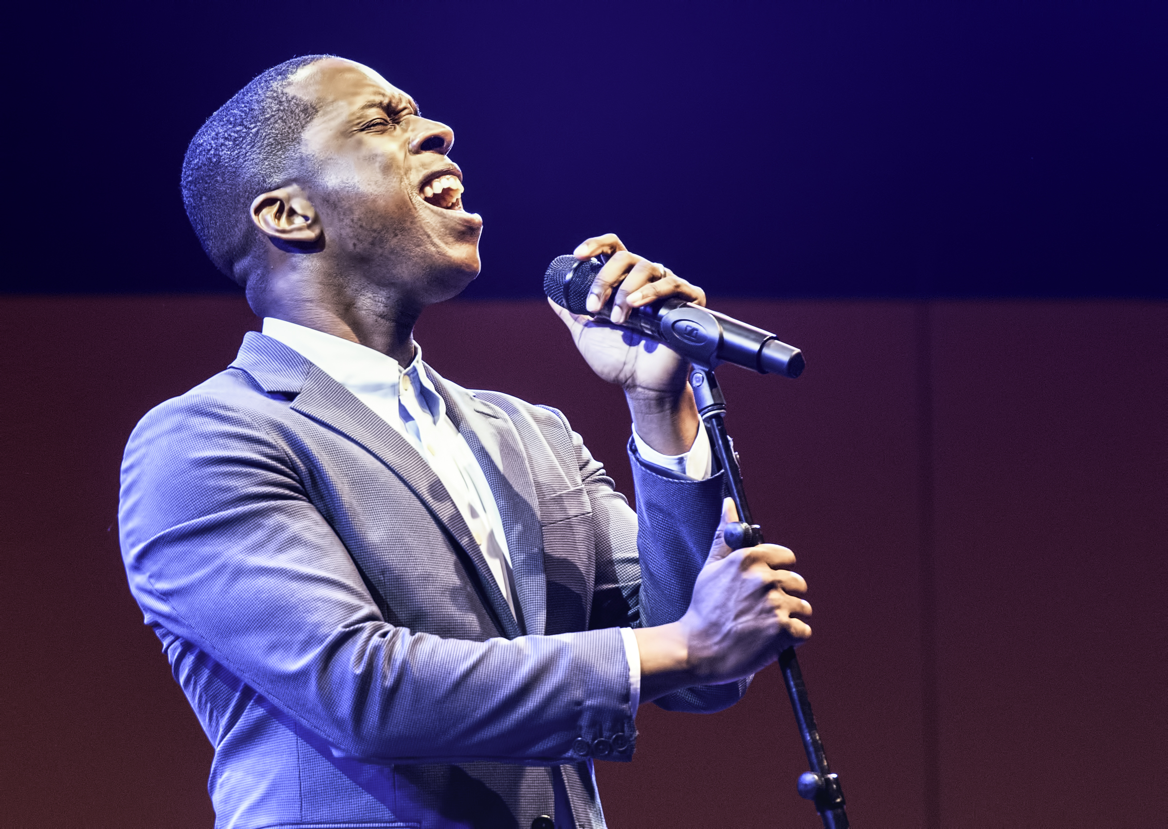 Leslie Odom Jr. at the Monterey Jazz Festival