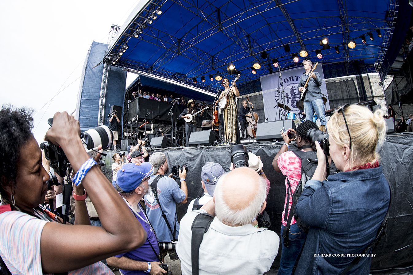 Rhiannon Middens at the 2017 Newport Jazz Festival