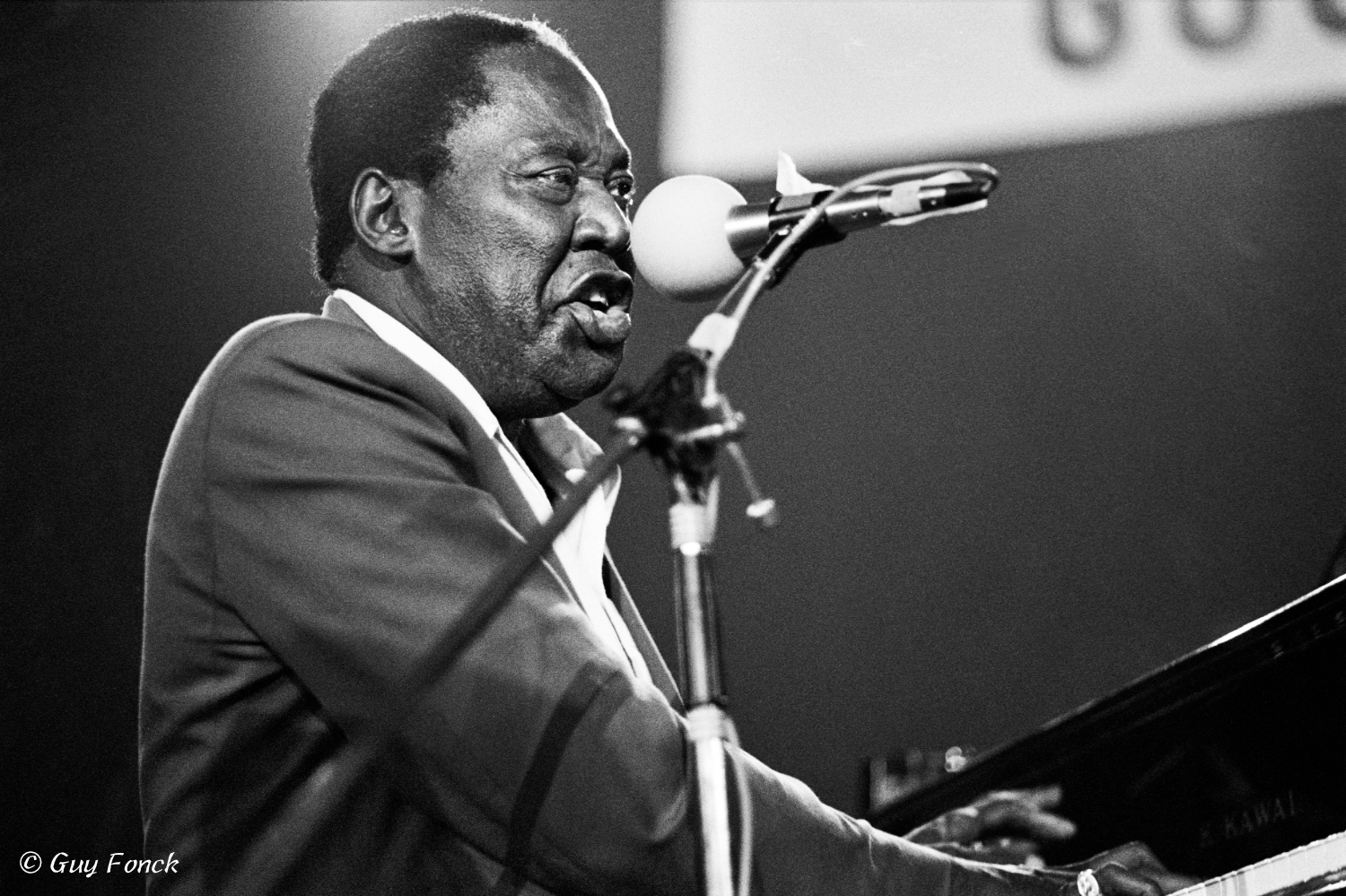 Memphis Slim 1981 — jazz photo by Guy Fonck | All About Jazz