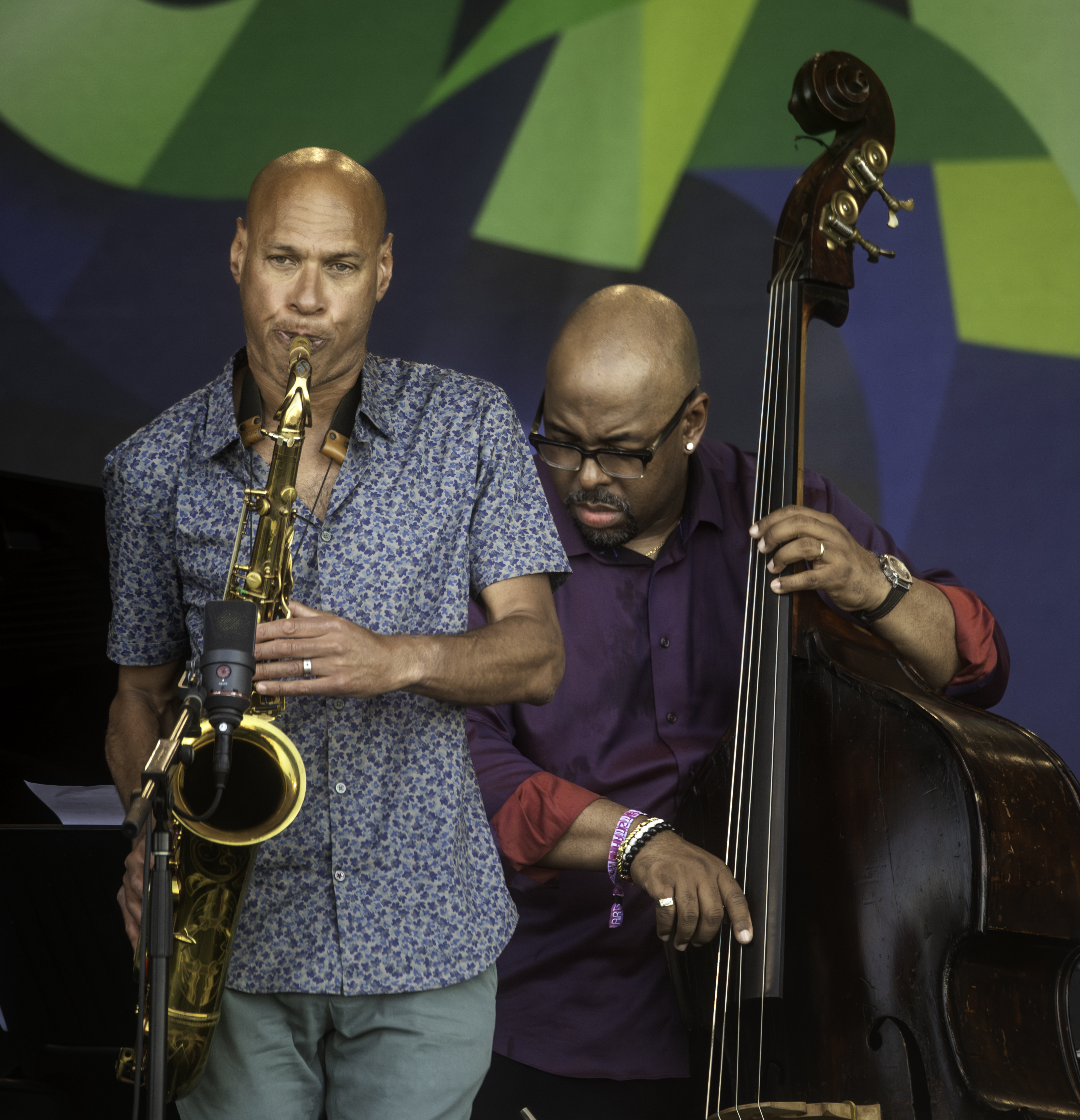 Joshua Redman and Christian McBride with MoodSwing Reunion at The Newport Jazz Festival 2023