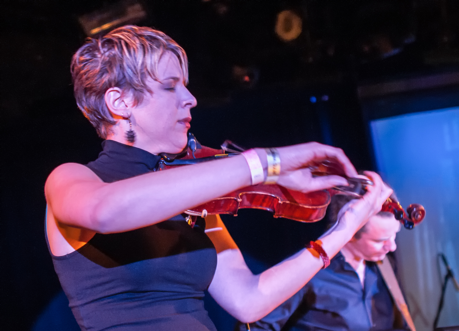 Sara Caswell with David Krakauer and the Big Picture at le Poisson Rouge at Winter Jazzfest 2013