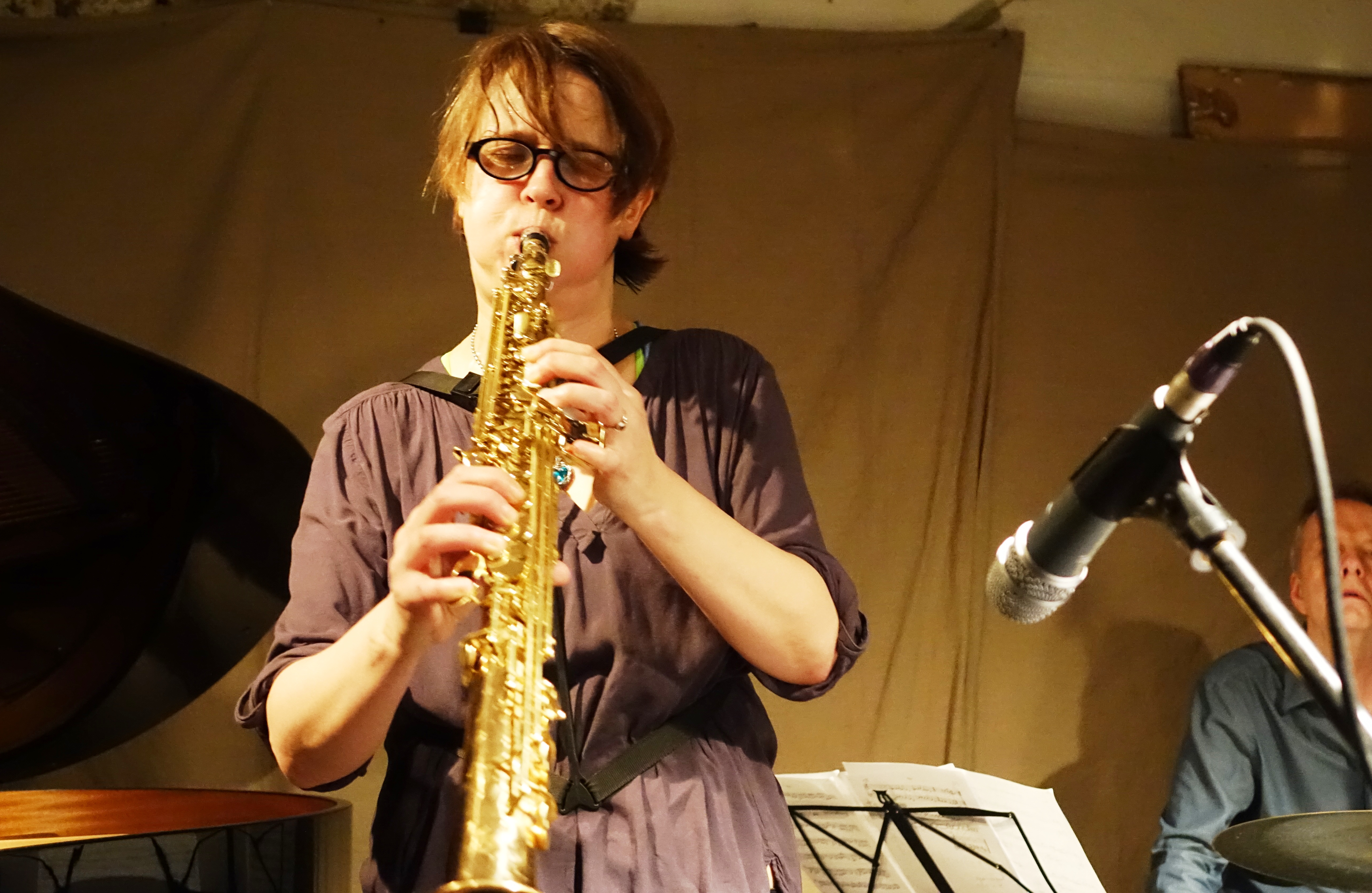 Ingrid Laubrock at Cafe Oto, London in May 2018