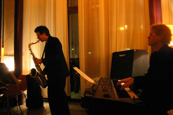 Eduardo Kohan and Jean Ferrarini with "Duo Eduardo Kohan-Jean Ferrarini" at the Maison Des Arts Du Grutli, Geneva, Switzerland,