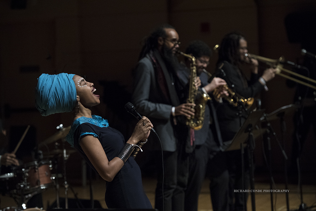 Jazzmeia Horn at the 2018 Winter Jazz Festival