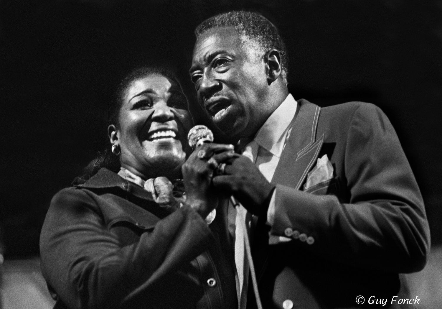 Carrie Smith with Joe Williams 22.07.1980 at the Grande Parade Du Jazz Nice France