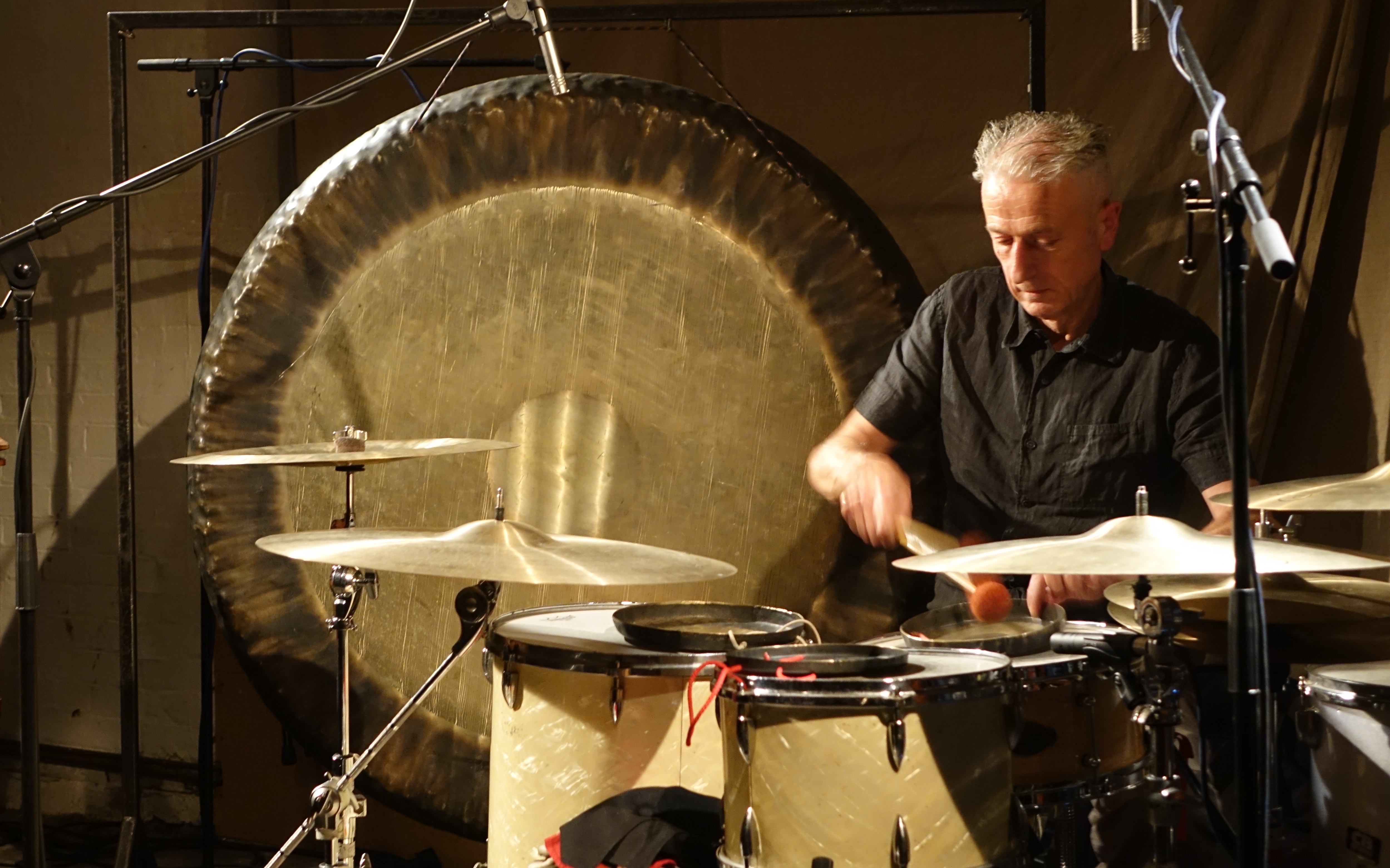 Steve Noble at Cafe Oto, London in May 2019