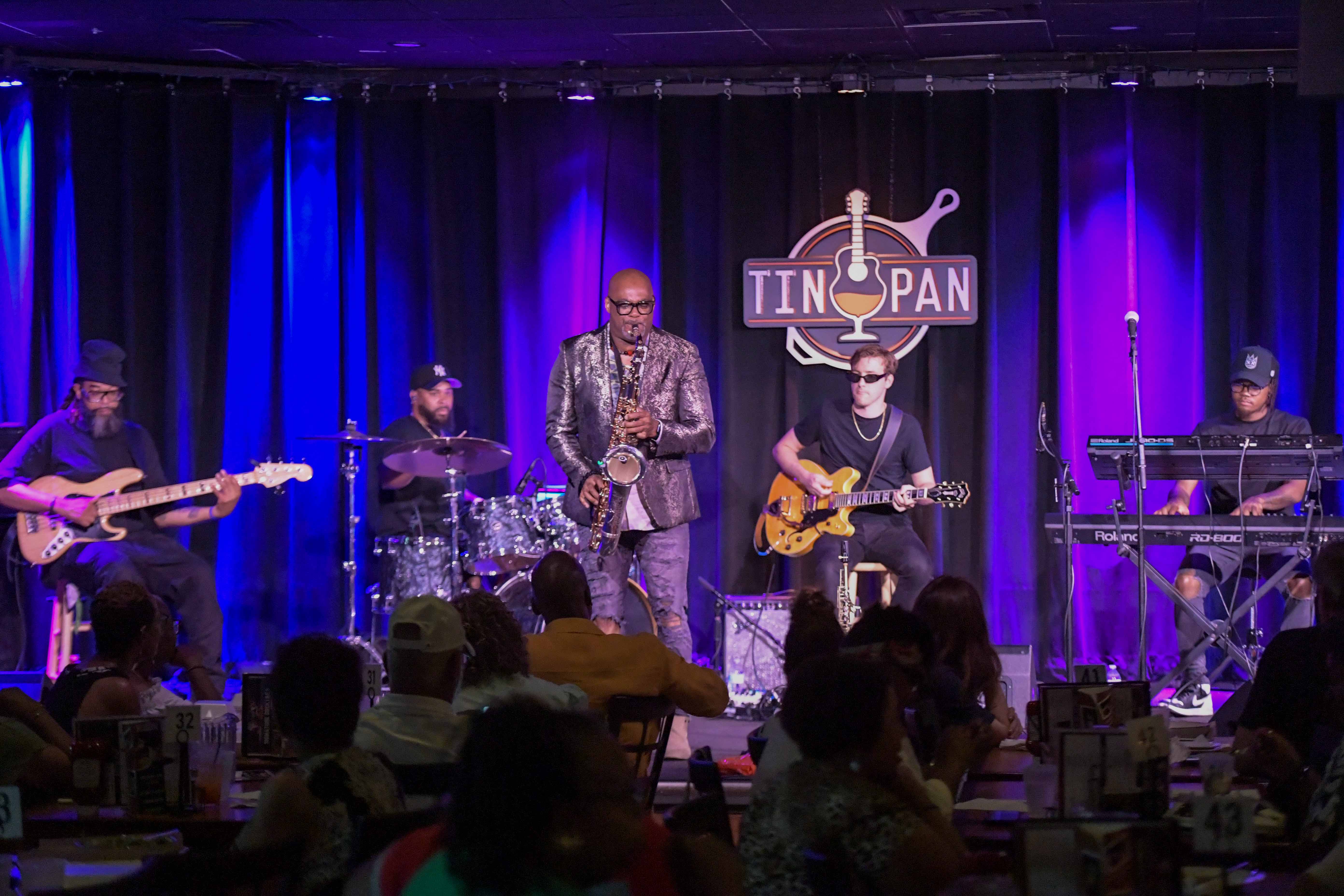 Marcus Adams-tenor/soprano/vocals, Kurt Broudie-base, James Copeland-drums, Brandon Pinchbik-keyboards, Sam Radecki-guitar