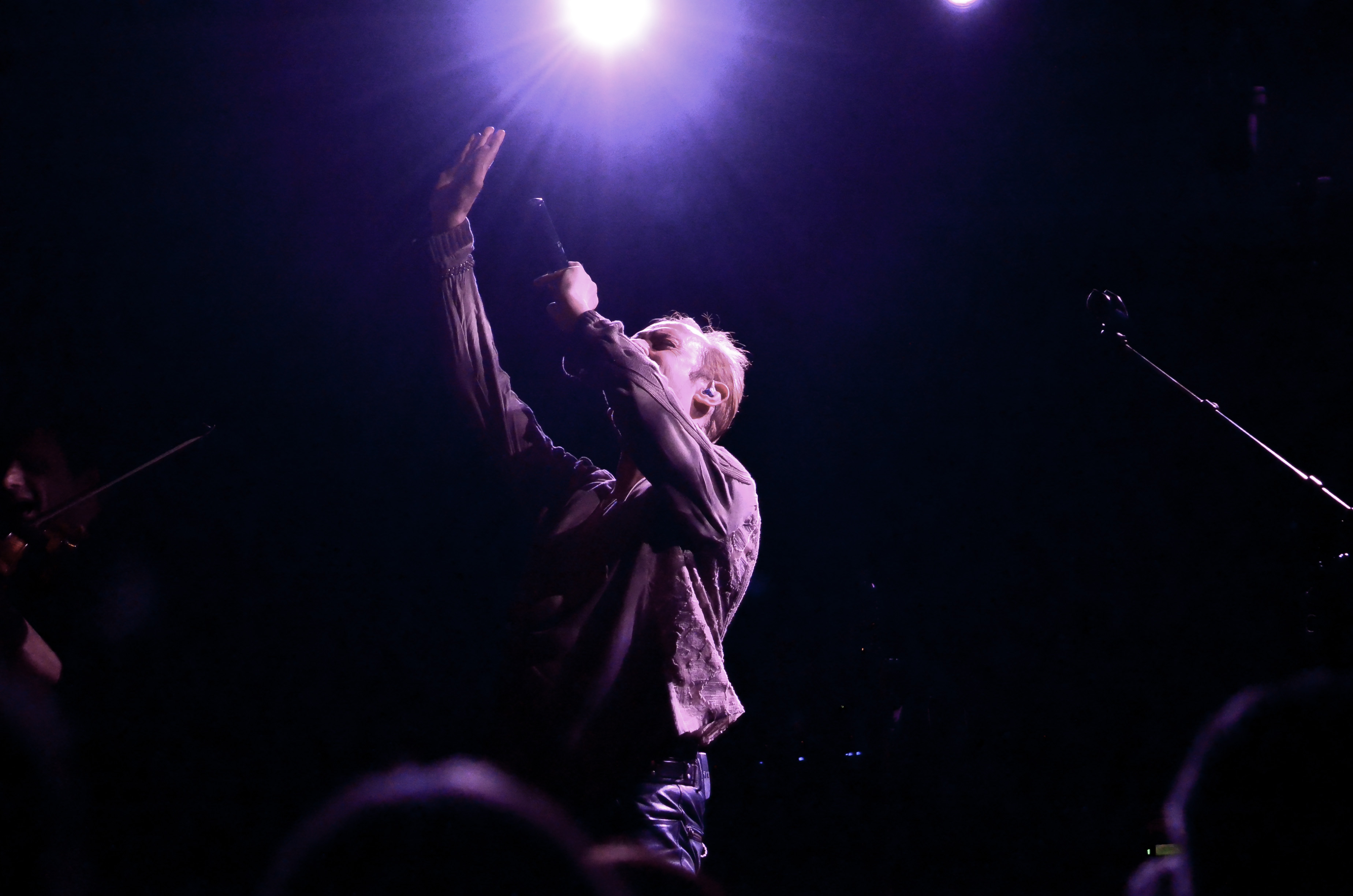 Peter Murphy at Le Poisson Rouge in NYC on 4-22-2016. 