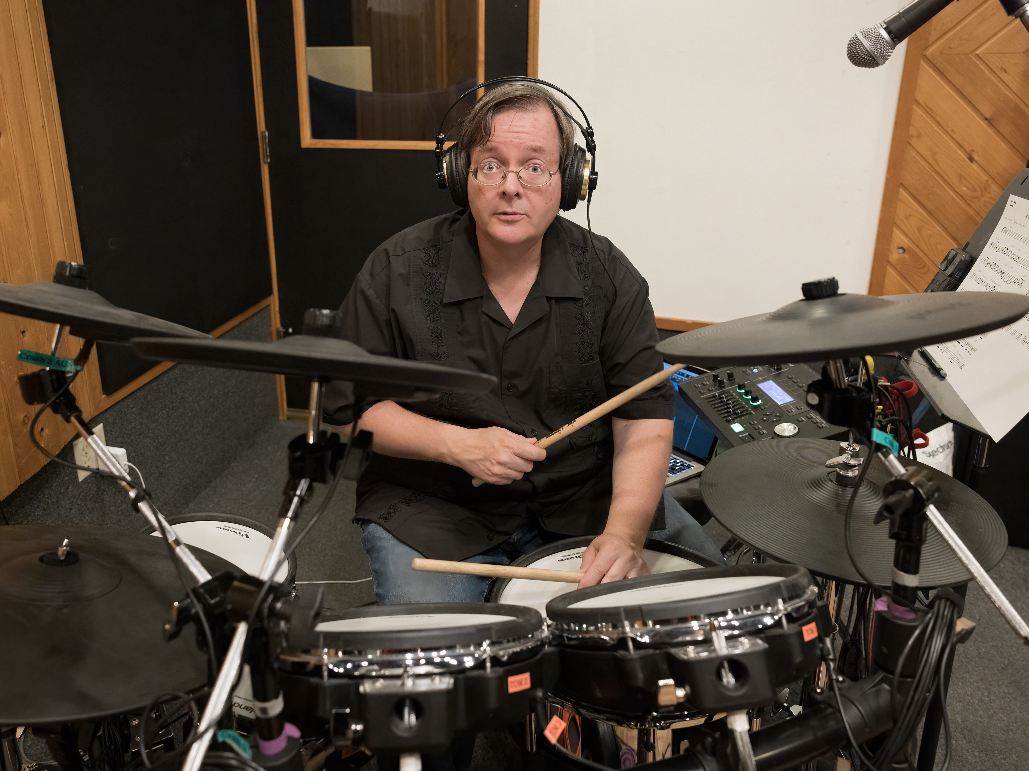 Paul Hannah Recording "Chicklets" in LA