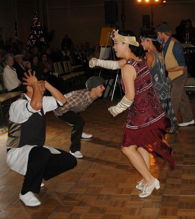 Dancers at the san diego jazz fest