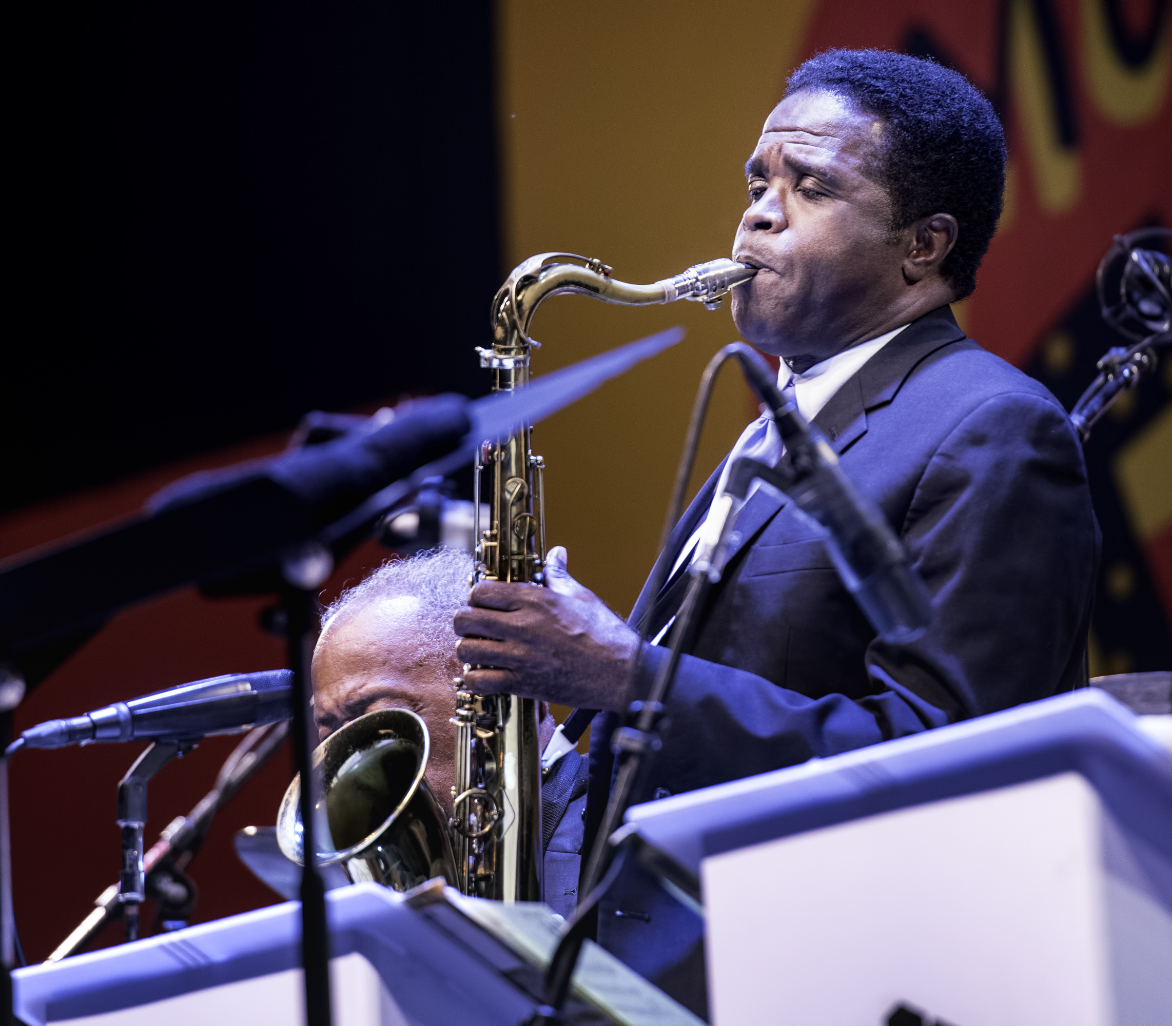 Ricky Woodard with the Clayton-Hamilton Jazz Orchestra at the Monterey Jazz Festival