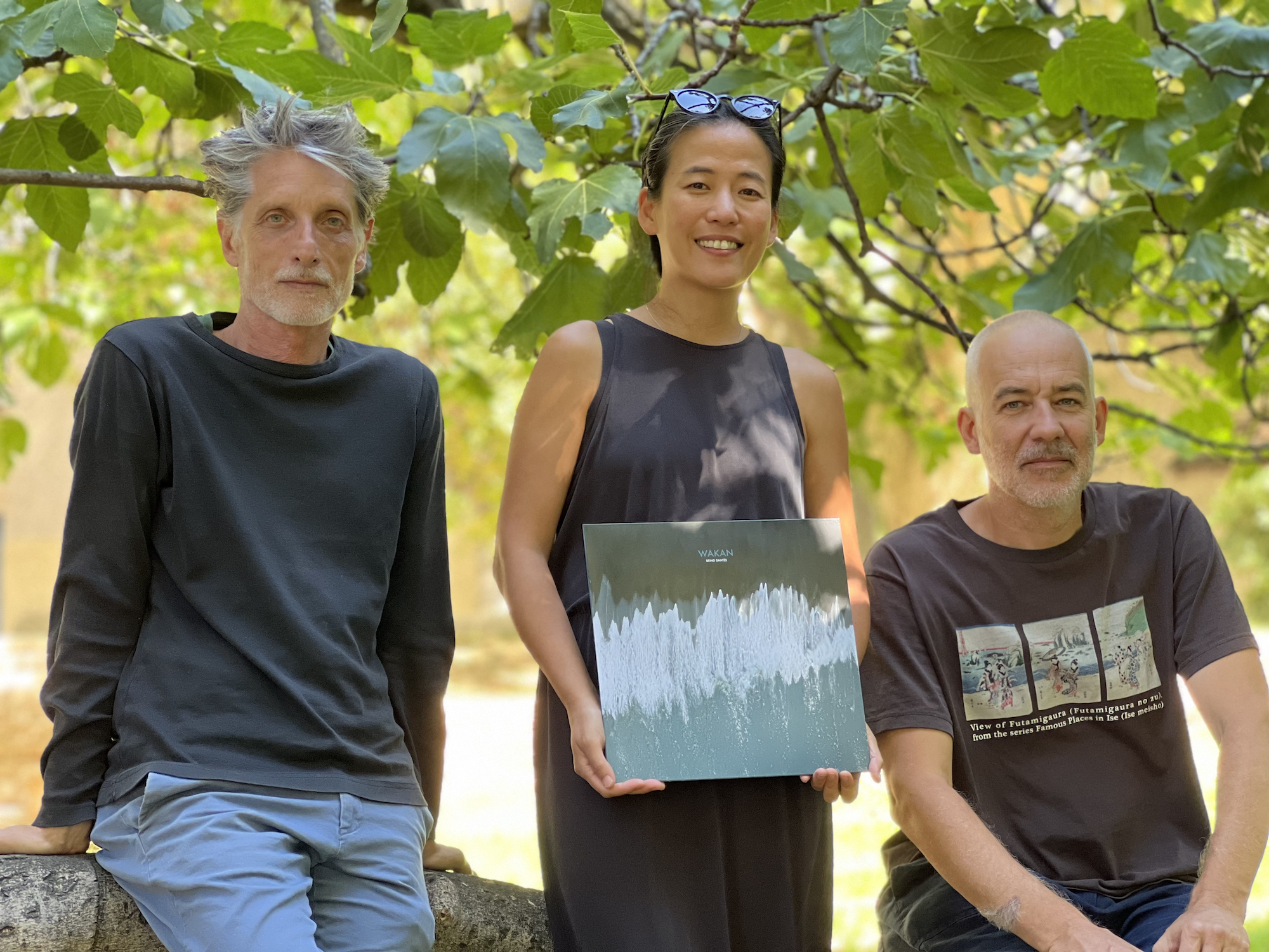 With the vinyl, Vitrolles, Sept 2025