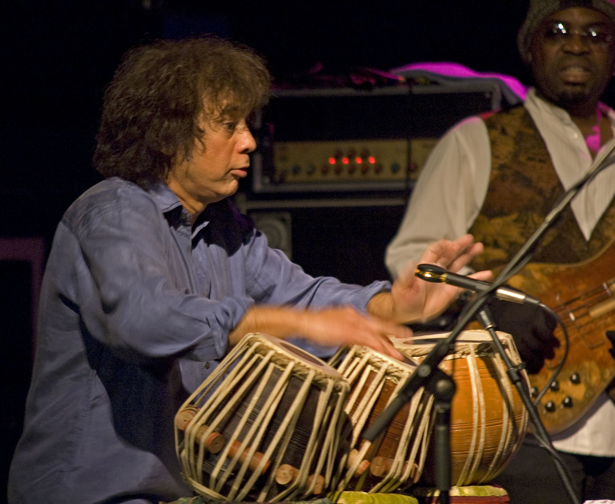 Surprise Guest Zakir Hussain, Performing with John McLaughlin and the 4th Dimension at the 2010 New Universe Music Festival