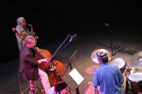 George Schuller, Ed Schuller and Lee Konitz Trio at the Amr Jazz Festival, Alhambra, Geneva, Switzerland, 2005