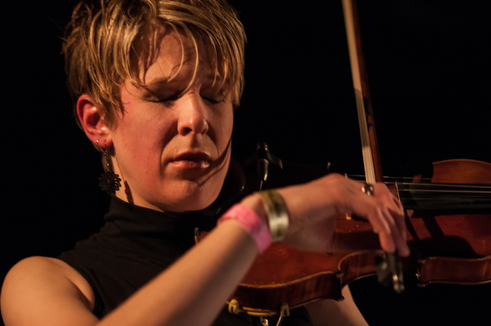 Sara Caswell with David Krakauer and the Big Picture at le Poisson Rouge at Winter Jazzfest 2013