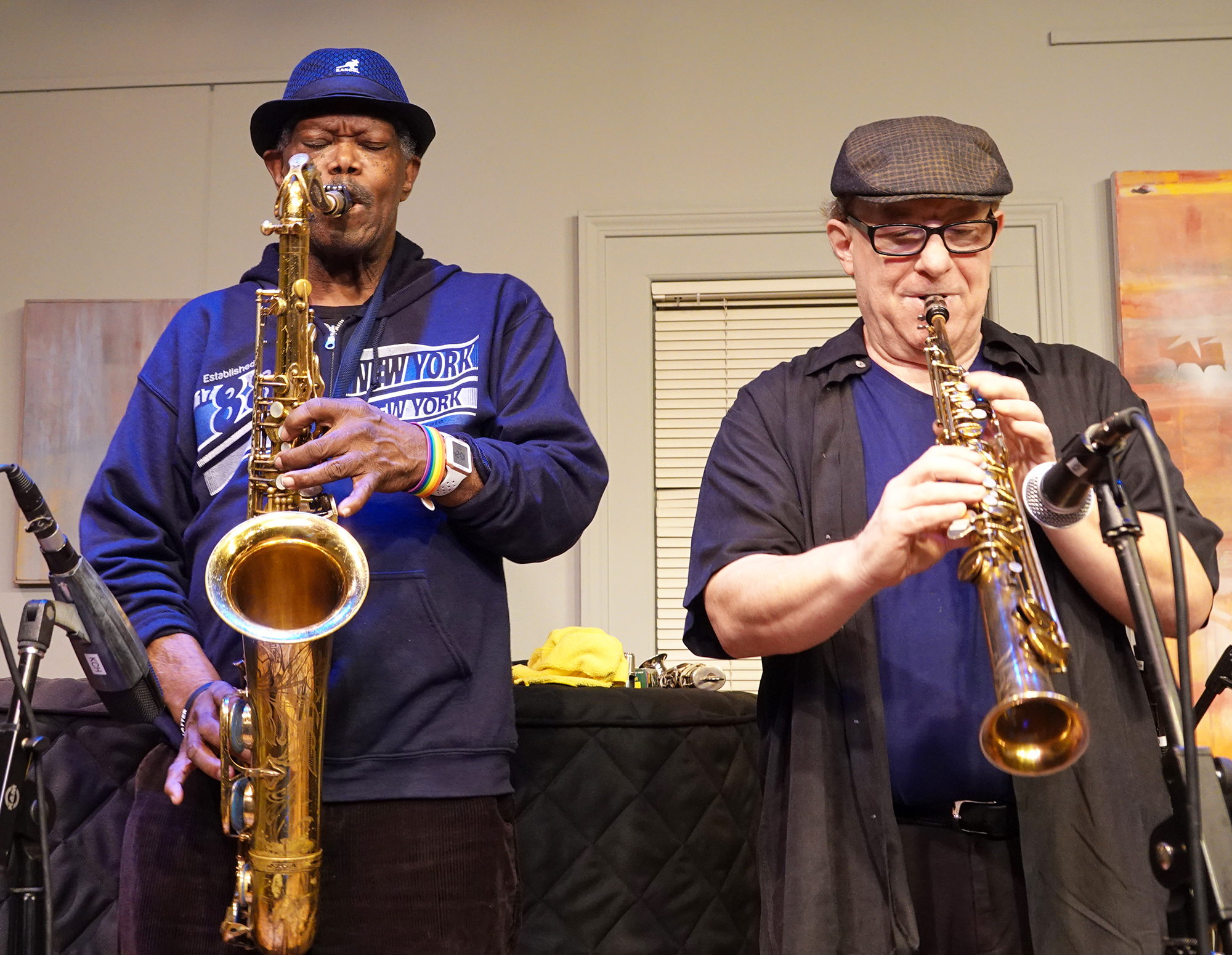 Joe McPhee and Michael Marcus at Edgefest 25