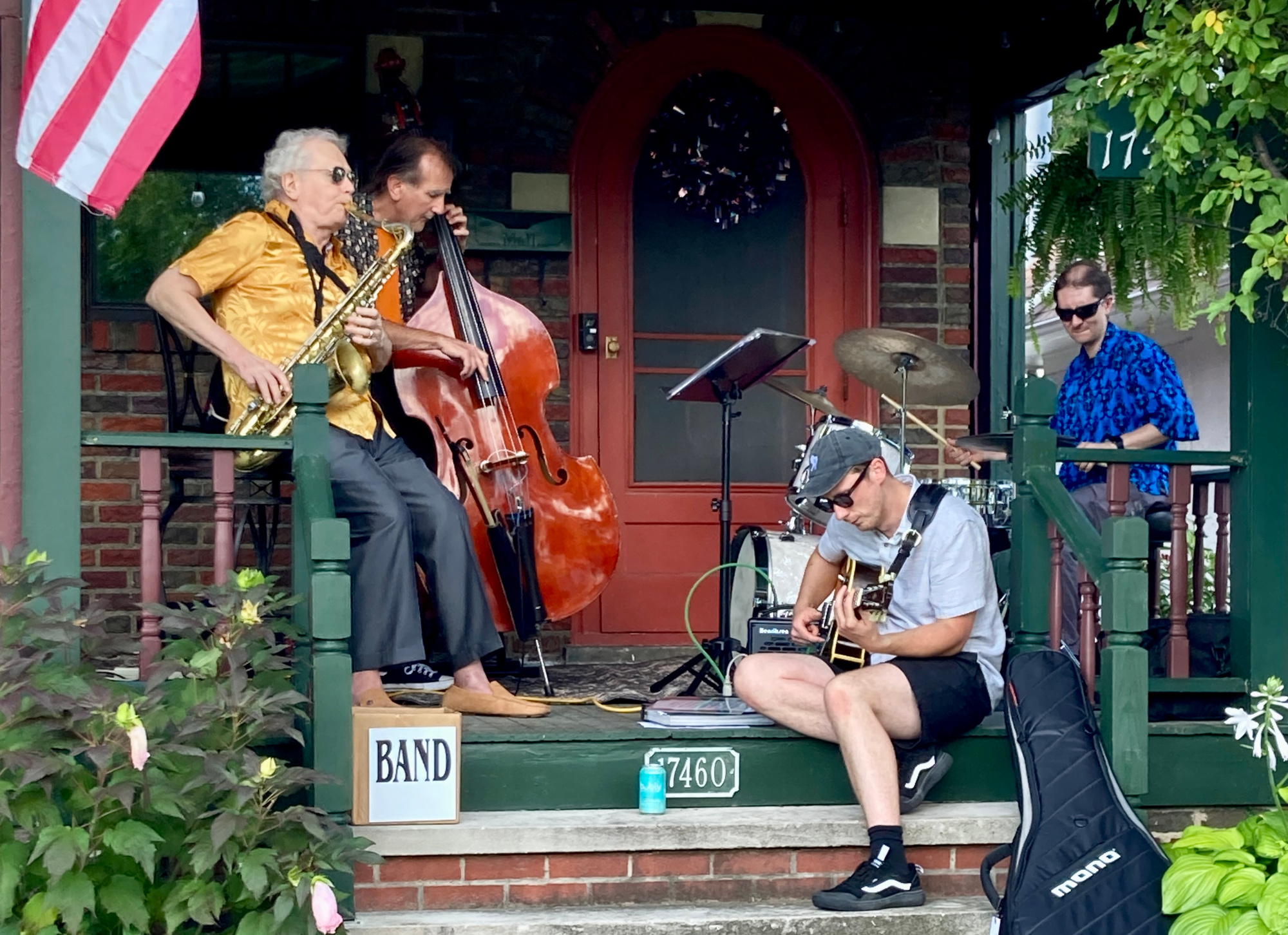 Ernie Krivda front porch concert